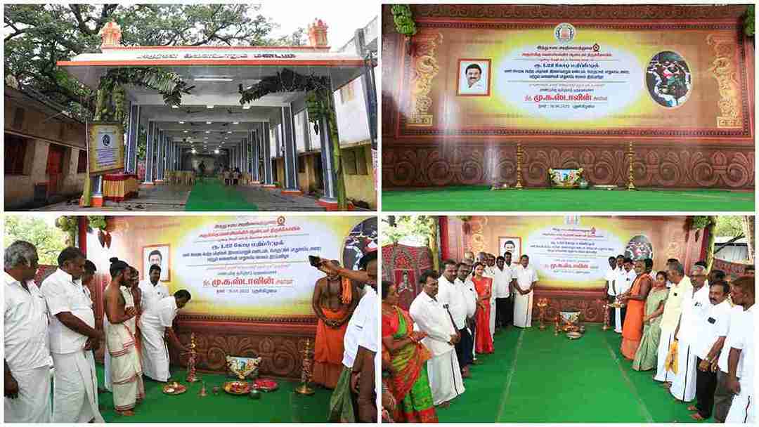 வெள்ளியங்கிரி கோயிலில் ரூ.1.22 கோடி மதிப்பீட்டில்  பக்தர்களுக்கு இளைப்பாறும் மண்டபம்..!