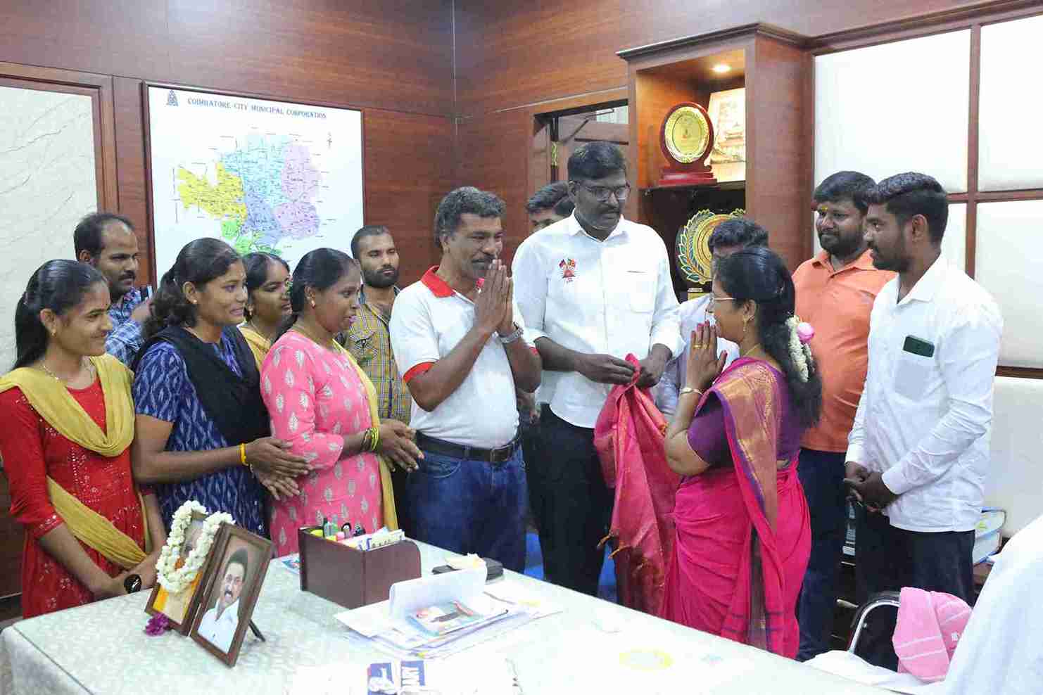 கோவை மாநகராட்சியில் 108 ஆம்புலென்ஸ் ஓட்டுநர்களுக்கு ஓய்வறை.
