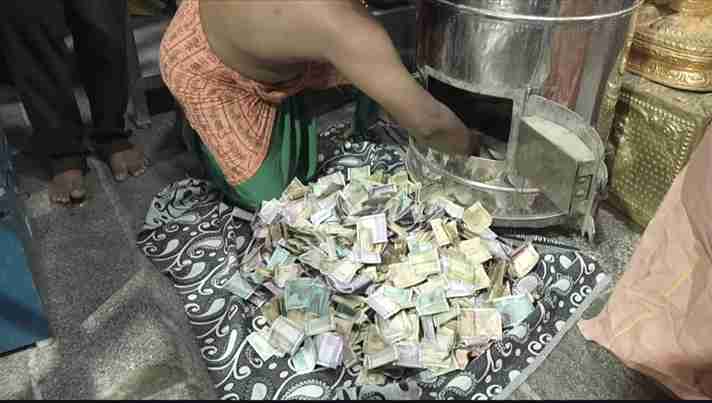 மருதமலை கோயில் உண்டல் திறப்பு – 108 கிராம் தங்கம்  காணிக்கை