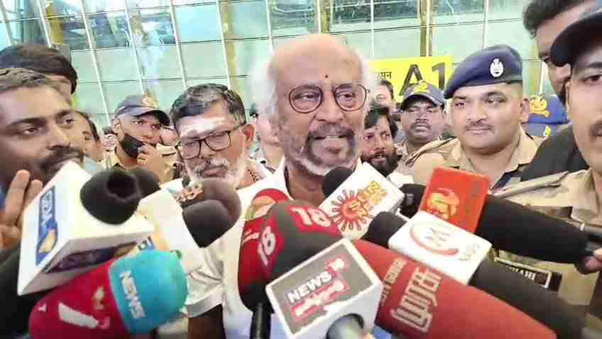 திரை கலைஞர்களுக்கு வரும் கூட்டம் வாக்காக மாறுமா? “No Comments” – ரஜினிகாந்த்